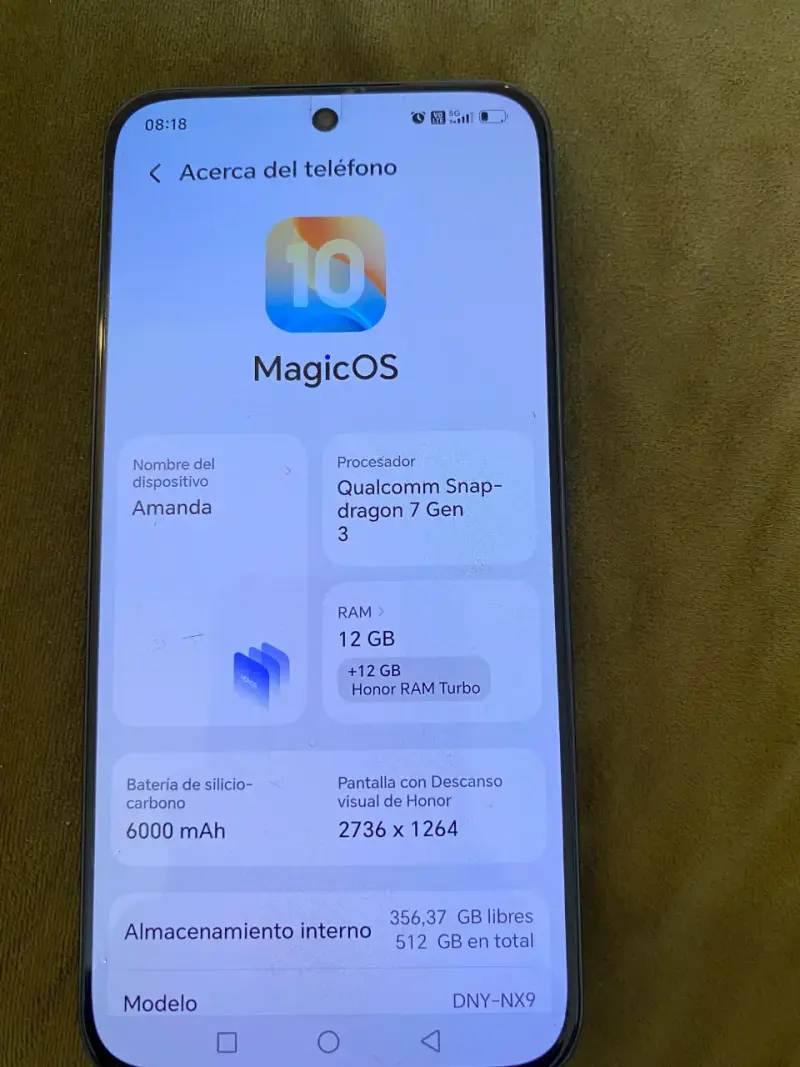 Smartphone Honor con cámara dual y 12GB RAM - 4
