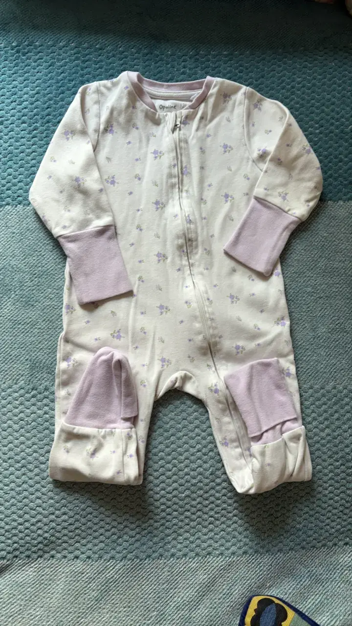 Pijama enterito bebé 12 meses Opaline floral - 1