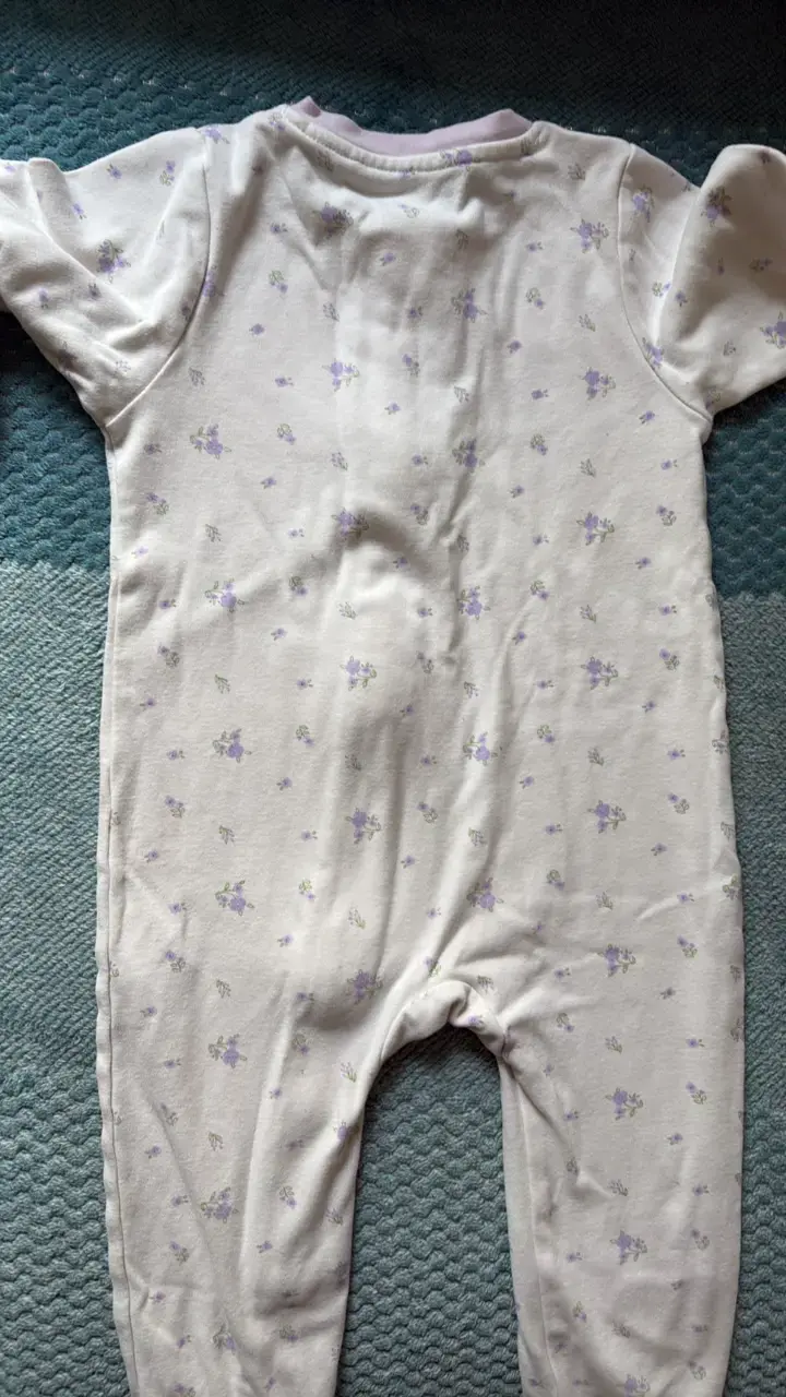 Pijama enterito bebé 12 meses Opaline floral - 3