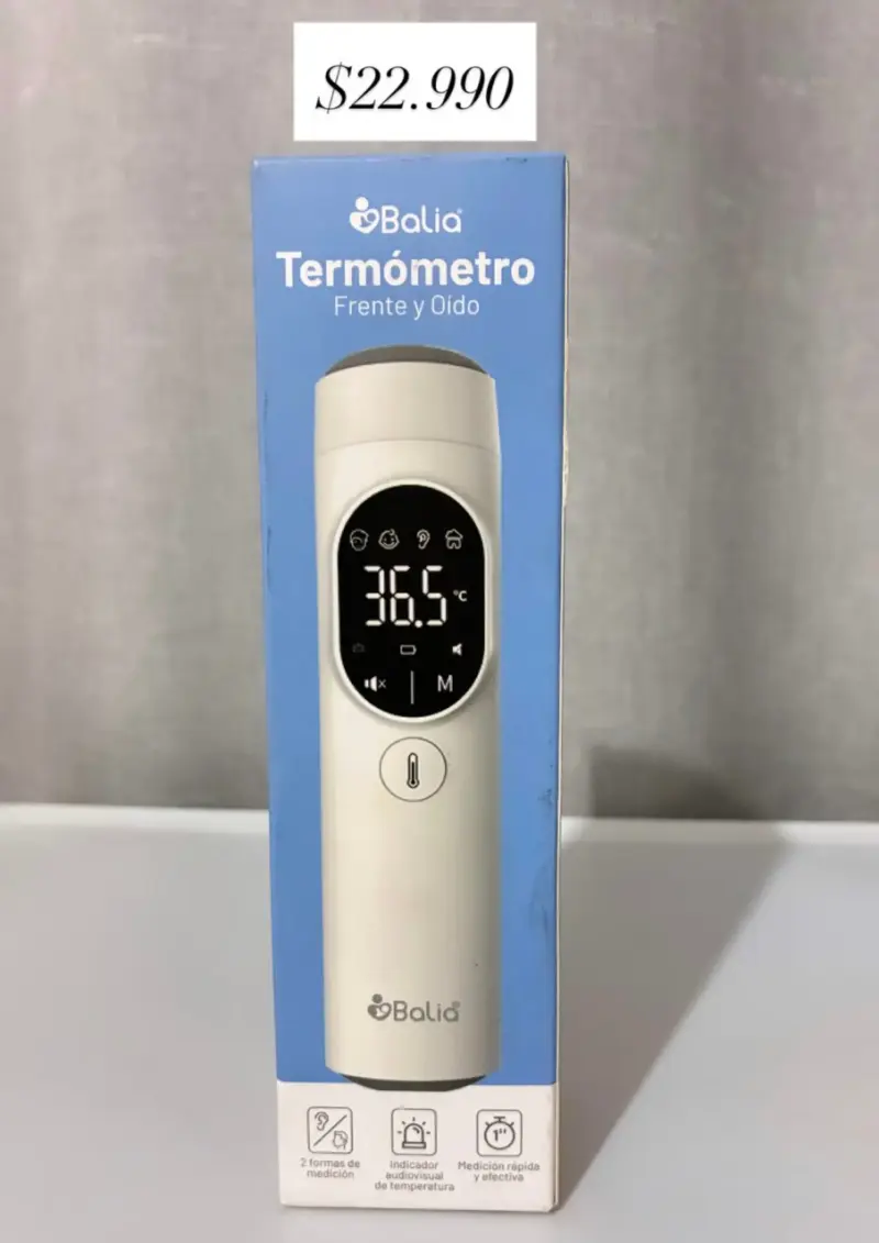 Termómetro digital Balia para frente y oído