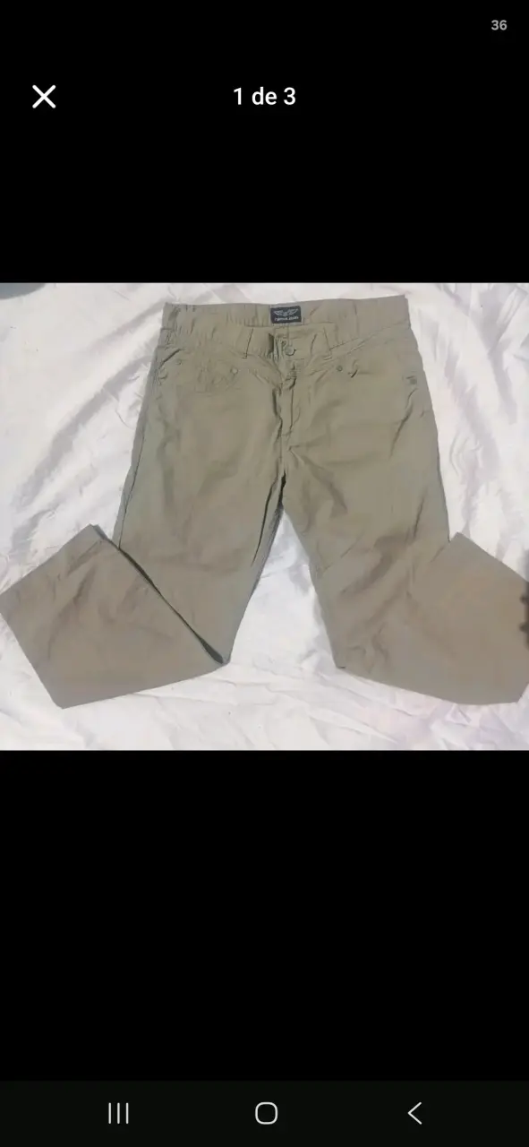 Pantalones cargo beige para hombre Ferouch