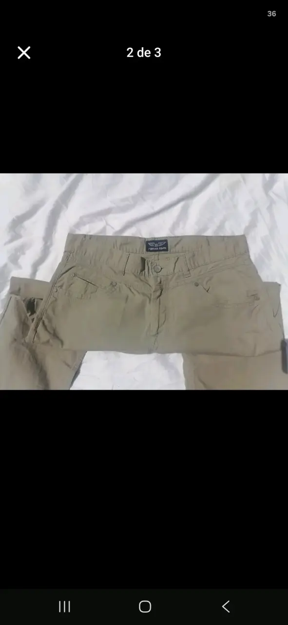 Pantalones cargo beige para hombre Ferouch - 2