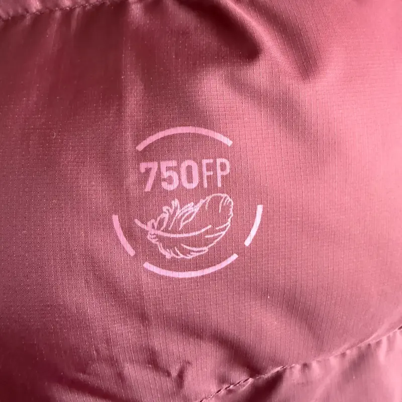 Chaqueta de plumas Lippi para mujer burdeo - 3