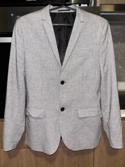 Traje gris claro H&M Skinny Fit para hombre - miniatura 1
