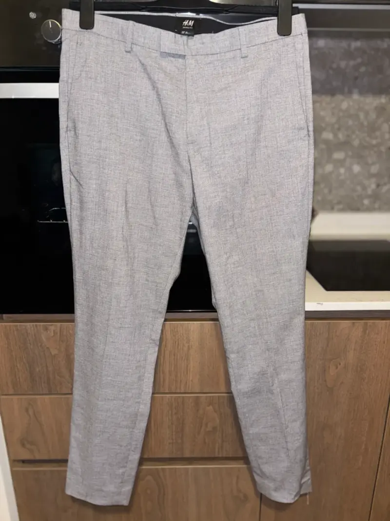 Traje gris claro H&M Skinny Fit para hombre - 3