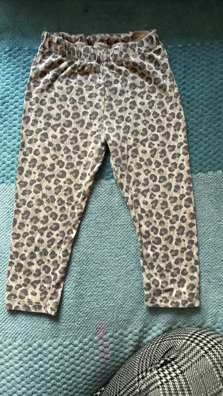 Leggings de leopardo H&M 9-12 meses - 1