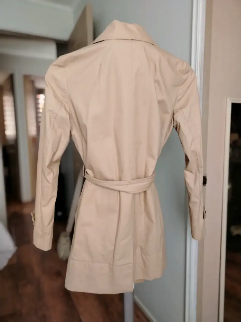 Abrigo beige para mujer Marítimo con cinturón - 2