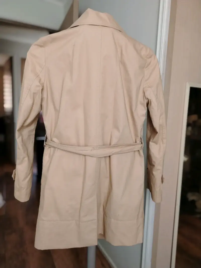 Abrigo beige para mujer Marítimo con cinturón - 3