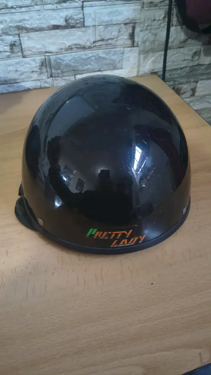 Casco de seguridad negro para motocicleta - 3
