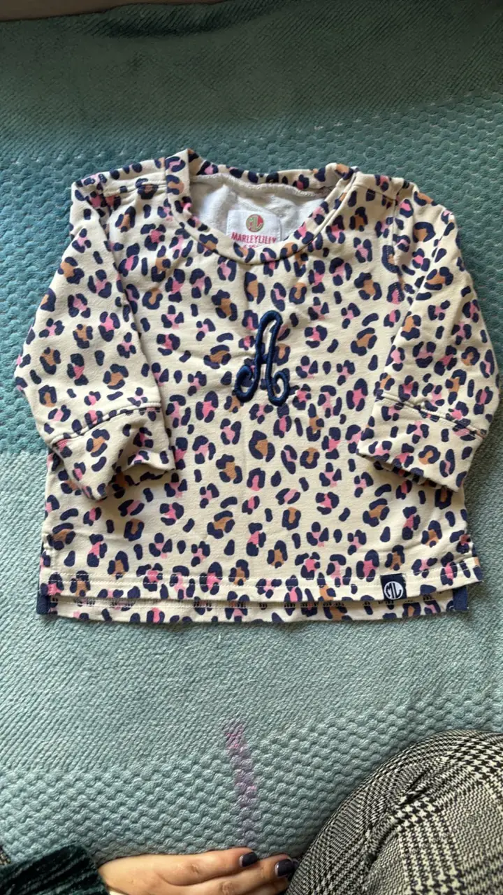 Poleron de bebé estampado leopardo Marley Lilly - 1