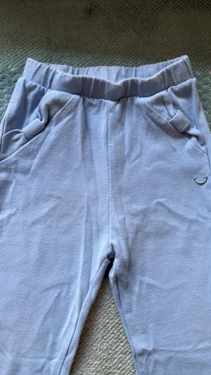 Leggins de bebé azules talla 12M Pillin - 2