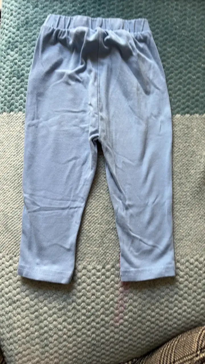 Leggins de bebé azules talla 12M Pillin - 4