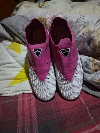 Zapatillas deportivas Spalding rosadas y blancas - miniatura 1
