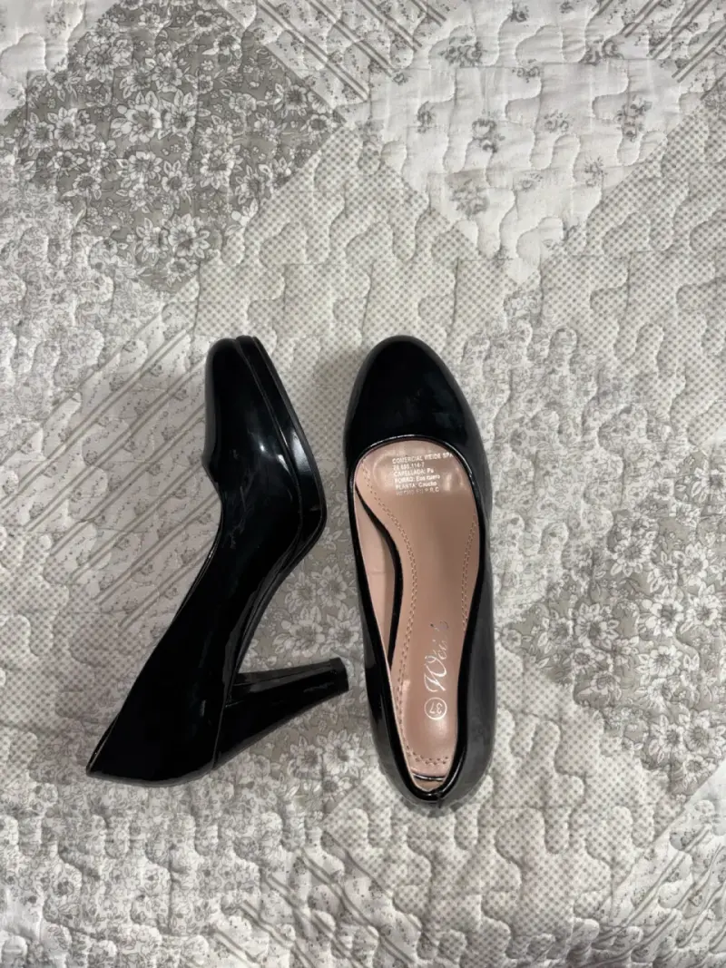 Zapatos de tacón alto negros Weide talla 37 - 2
