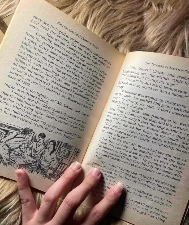 Libro 'The Treasure of Skeleton Reef' de Wishbone Mysteries - 2