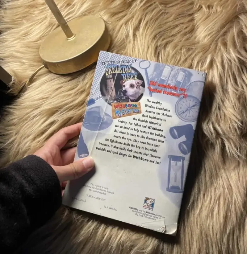 Libro 'The Treasure of Skeleton Reef' de Wishbone Mysteries - 3