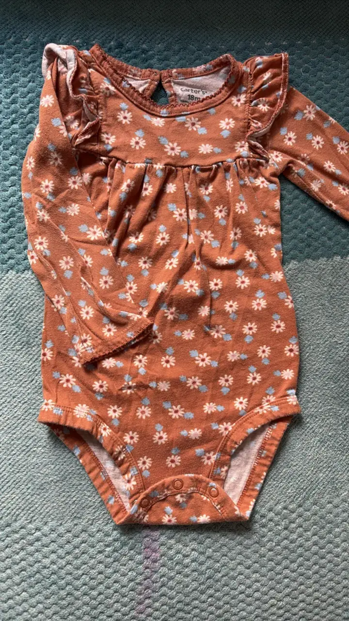 Body de bebé Carter's floral 18 meses - 1