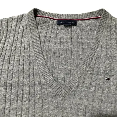 Suéter gris Tommy Hilfiger - miniatura 2