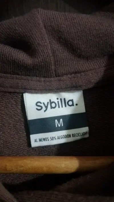 Polerón sin mangas marrón Sybilla con capucha - miniatura 3
