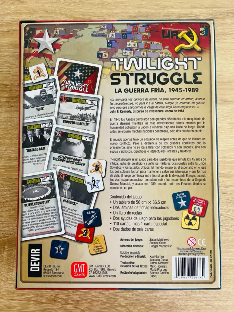 Juego de mesa Twilight Struggle La Guerra Fría - 2