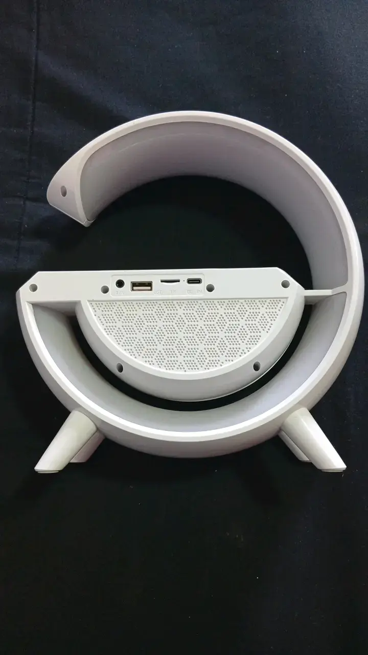 Lámpara LED con altavoz Bluetooth y cargador inalámbrico - 2