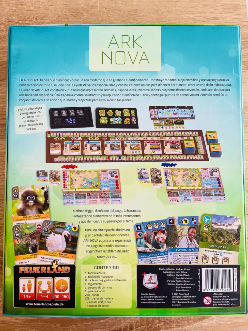 Juego de Mesa Ark Nova de Estrategia y Conservación - 2
