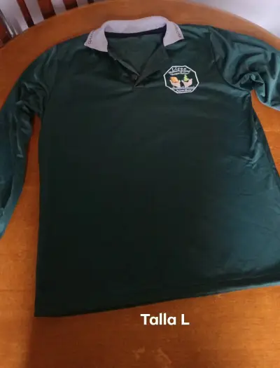 Polera Verde Manga Larga Talla L - miniatura 1