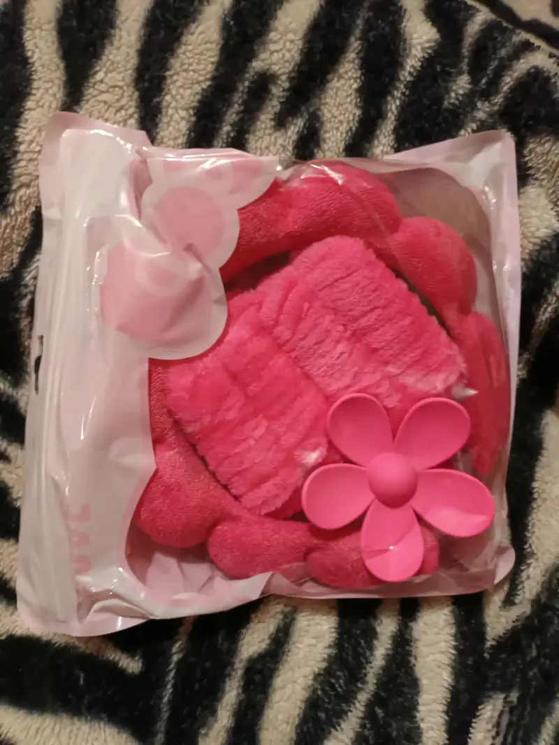 Set de cintillos de felpa para el cabello en colores variados - 1
