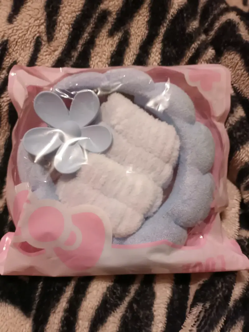Set de cintillos de felpa para el cabello en colores variados - 2