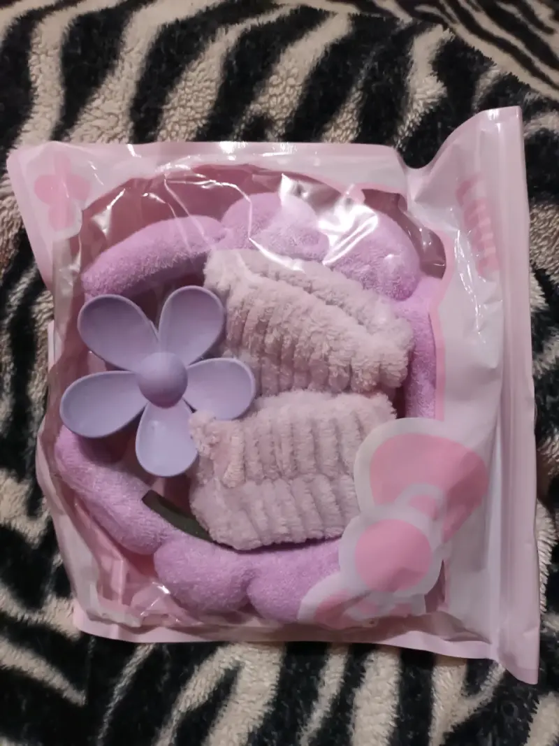 Set de cintillos de felpa para el cabello en colores variados - 3