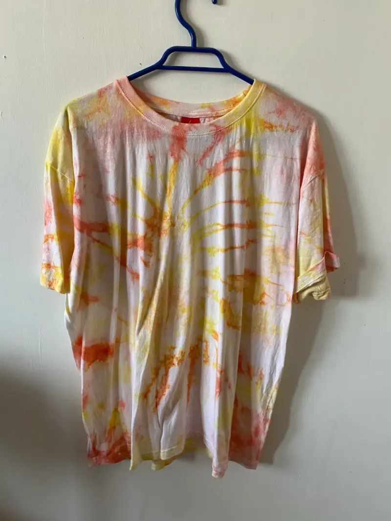 Polera tie-dye de algodón talla L - 1