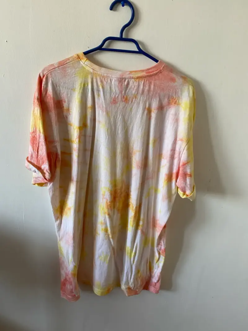 Polera tie-dye de algodón talla L - 3
