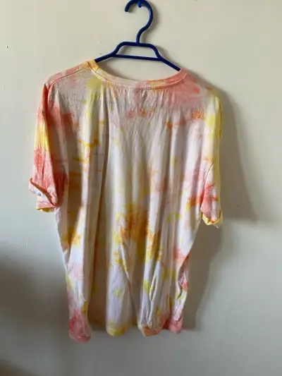Polera tie-dye de algodón talla L - miniatura 3