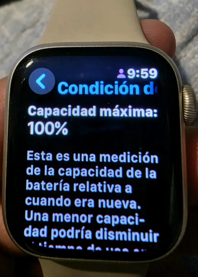 Apple Watch Series 8 Aluminio 41mm Starlight - 3