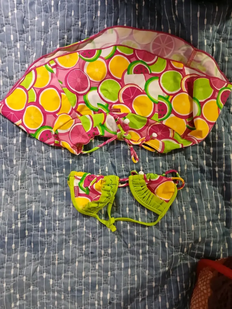Traje de baño infantil Ficcus colorido con falda - 2