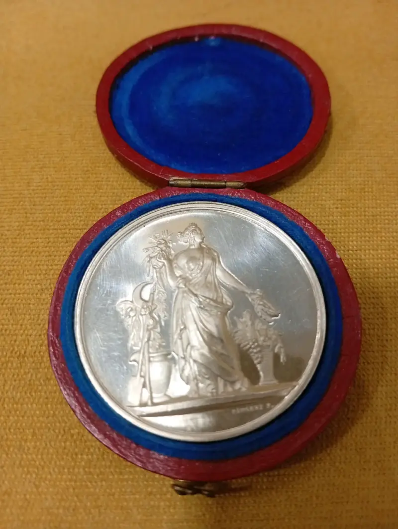 Medalla de Plata 1881 en Estuche Original - 1