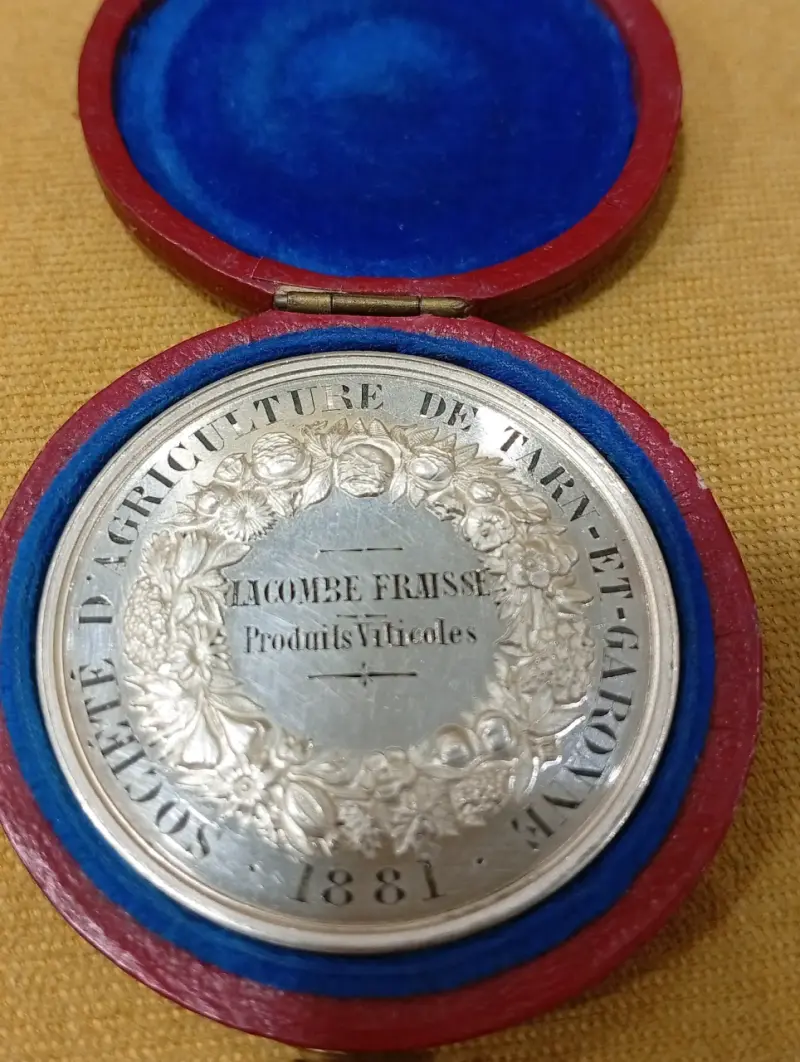 Medalla de Plata 1881 en Estuche Original - 2