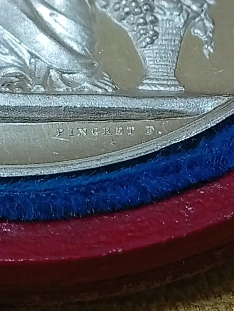 Medalla de Plata 1881 en Estuche Original - 3