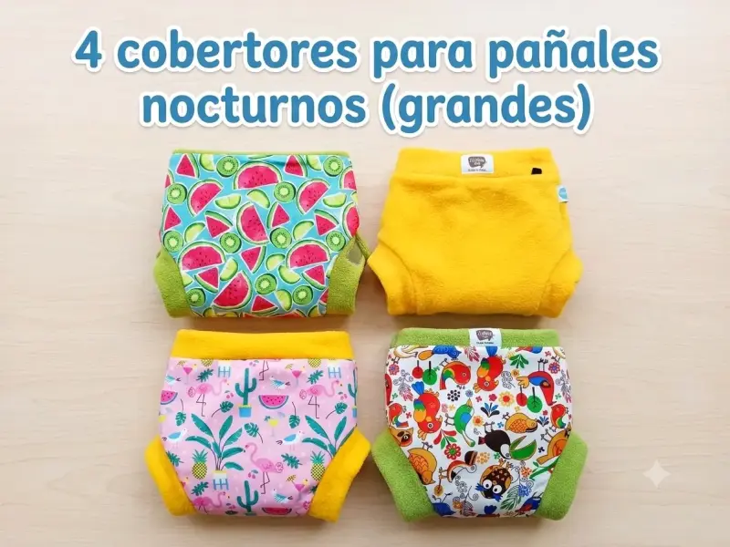 Lote Fundas para pañales reutilizables nocturnos - 1