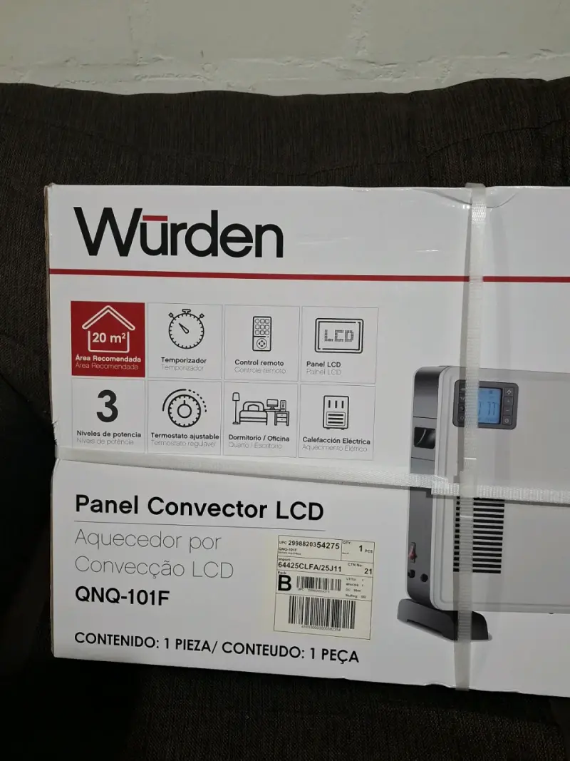Panel convector LCD Würden para calefacción - 6