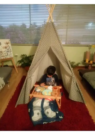 Carpa  infantil con diseño de estrellas - miniatura 1