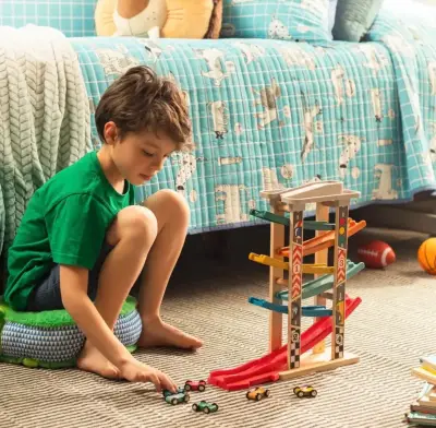 Pista de autos vertical para niños - miniatura 4