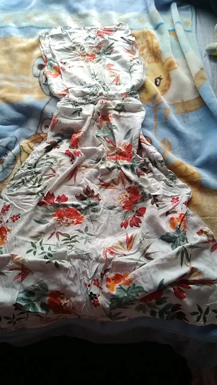 Vestido largo floral para mujer - 1