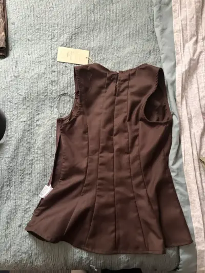 Top marrón Sybilla talla XS nuevo - miniatura 2