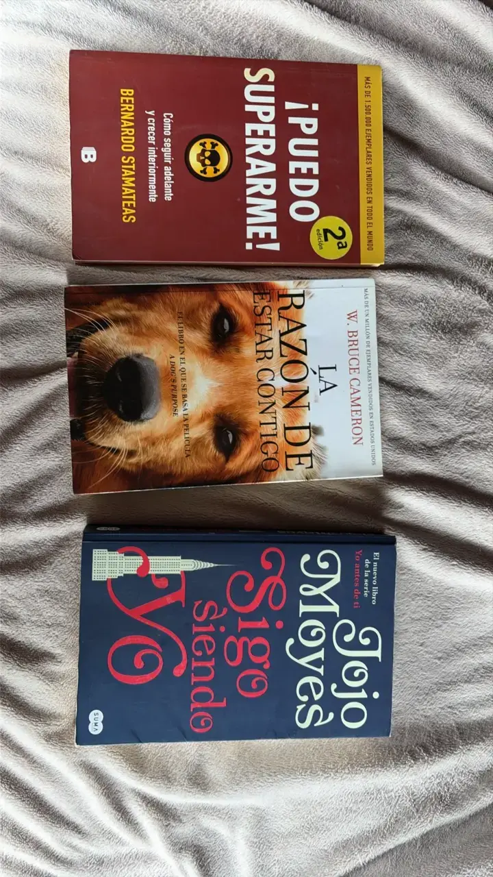 Lote de libros de autoayuda y novela