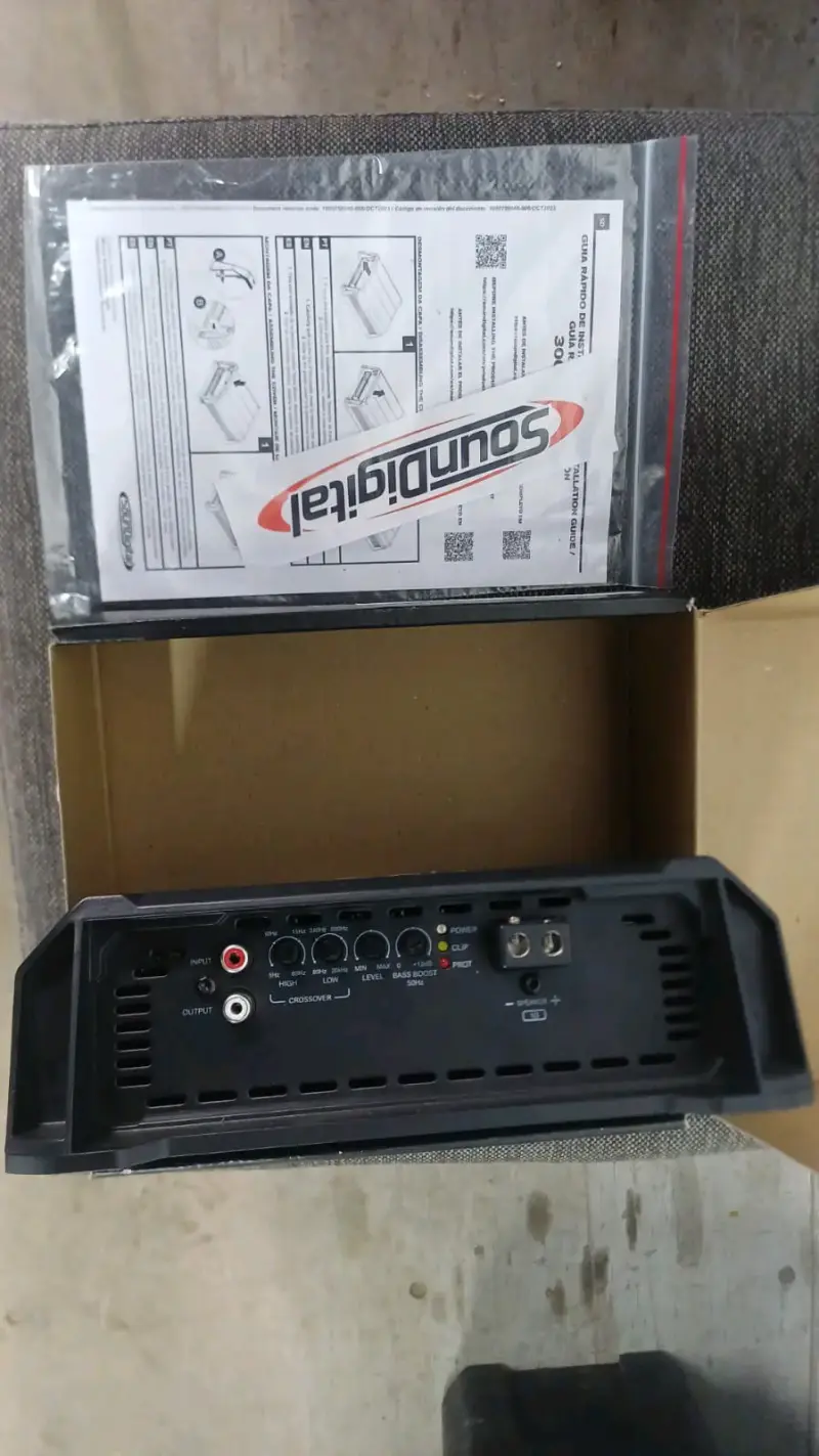 Amplificador Soundigital Nano 3000.1D para autos - 1