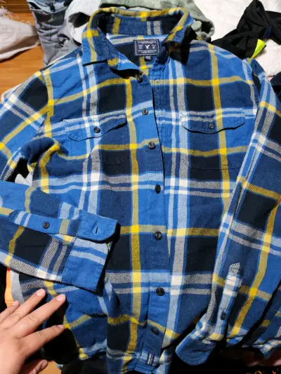 Camisa de franela a cuadros American Eagle - miniatura 1