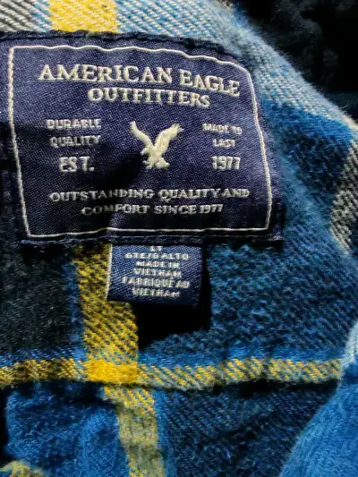 Camisa de franela a cuadros American Eagle - miniatura 2