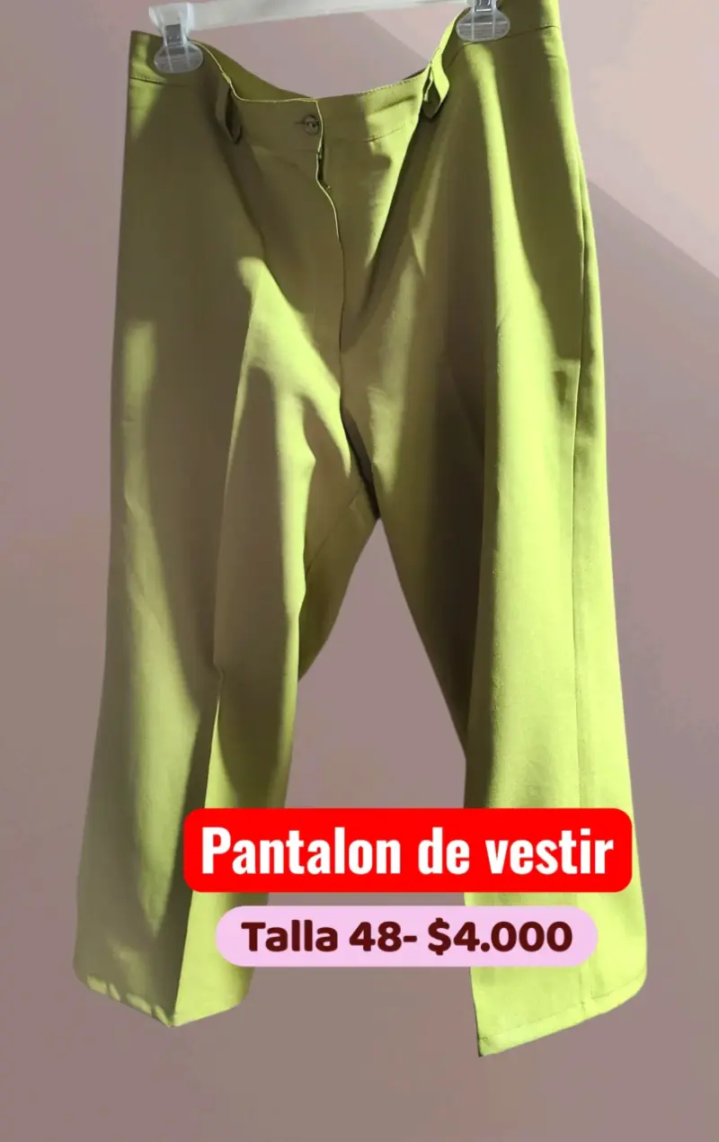 Pantalón de vestir para mujer talla 48 - 1