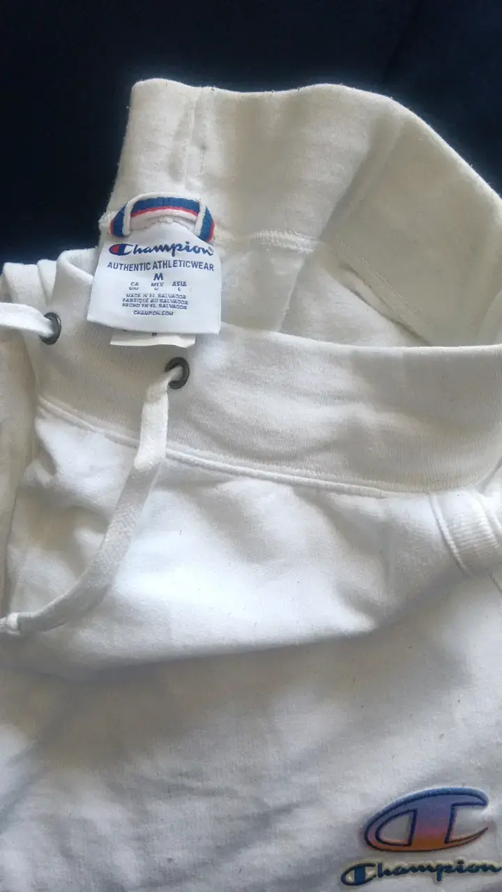 Polerón blanco Champion talla M